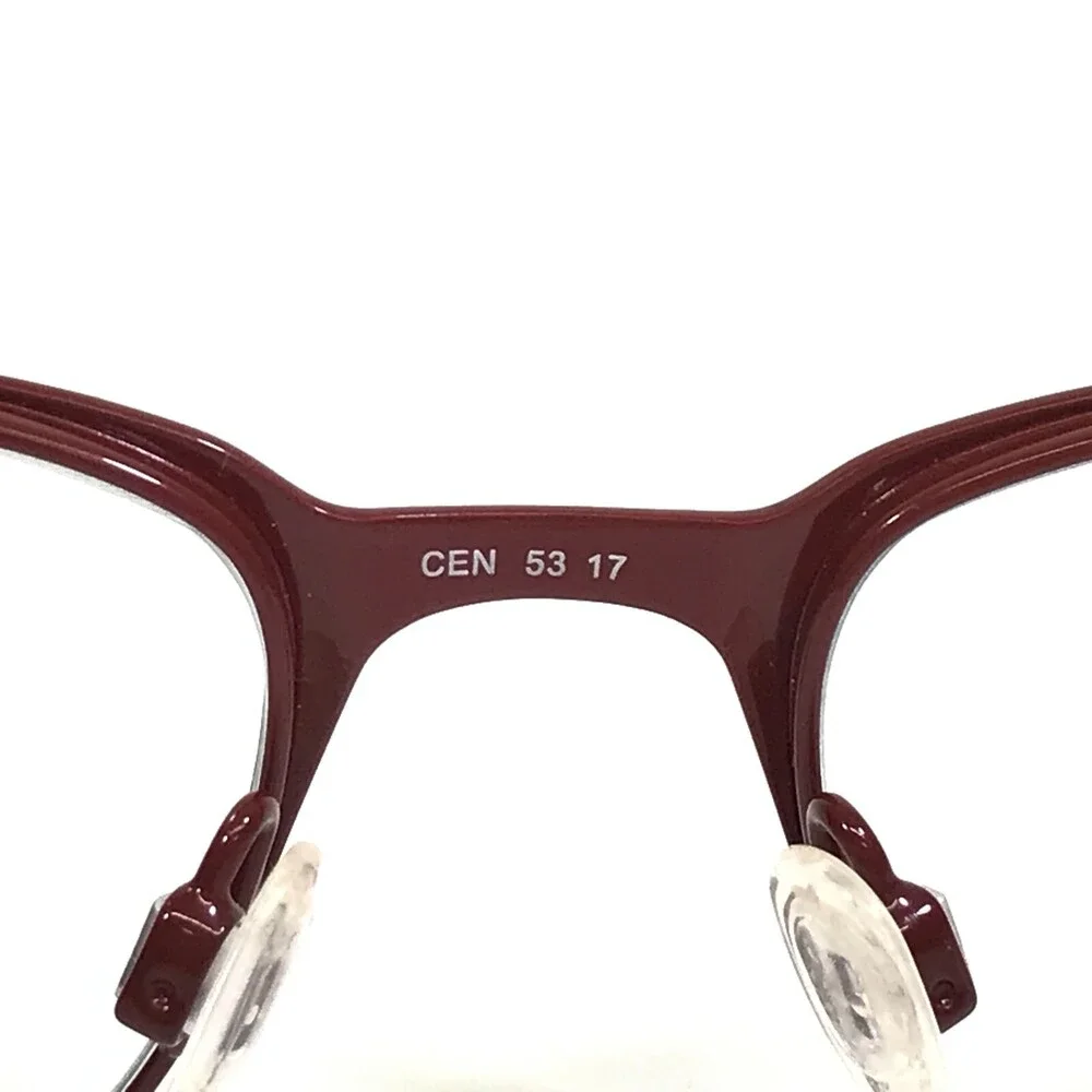 Alfred Sung Eyeglasses Frames AS4938 BLK Black Red Rectangular 53-17-130